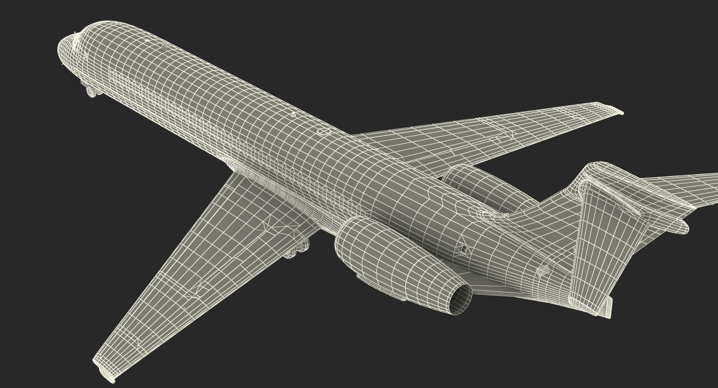 Boeing 717 200 Generic 3D