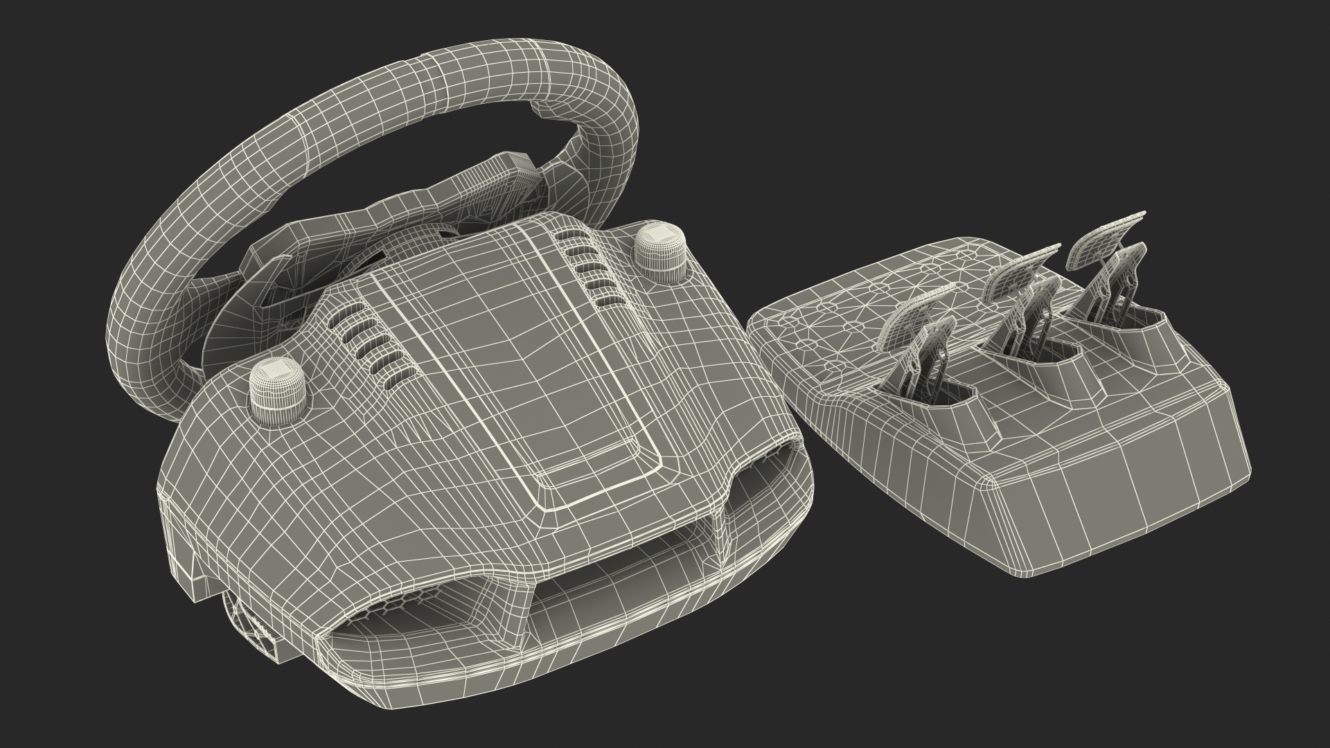 Driving Game Device 3D model