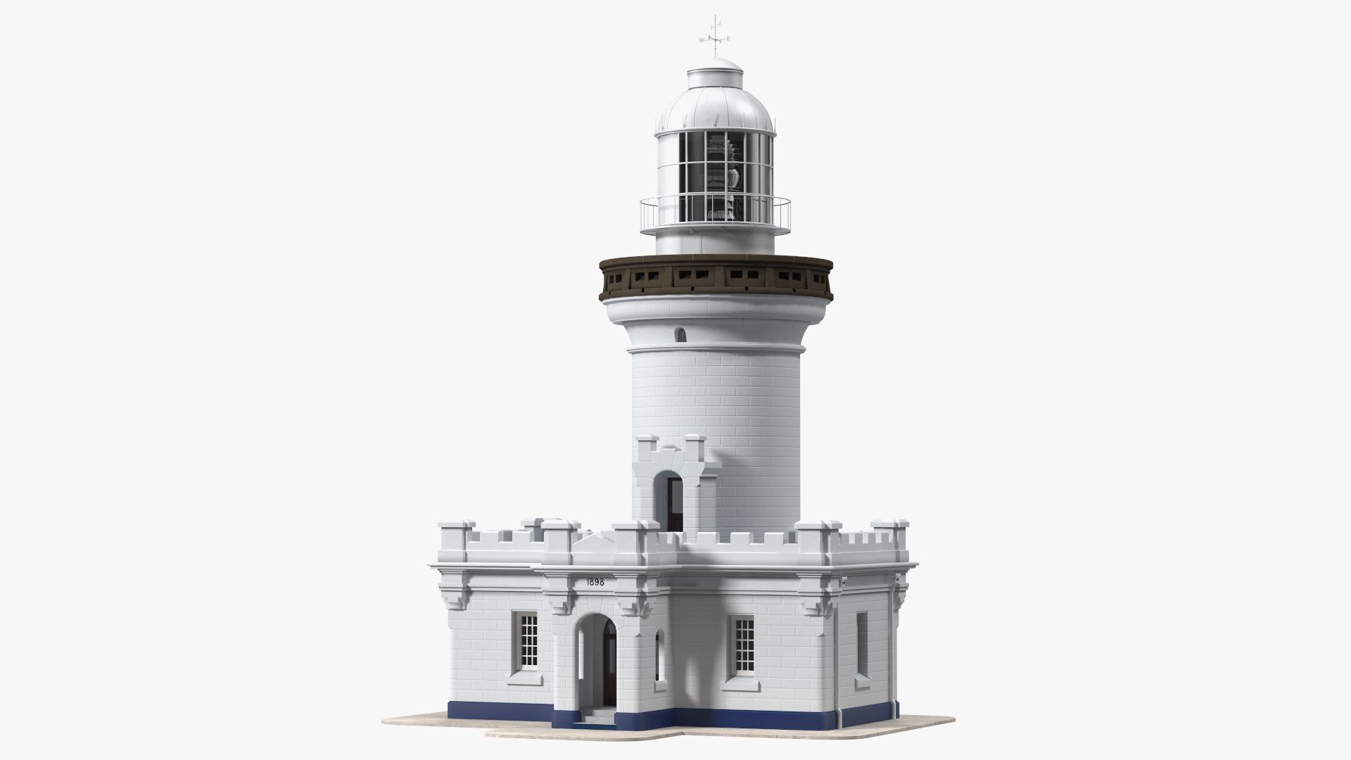 3D model Point Perpendicular Lighthouse