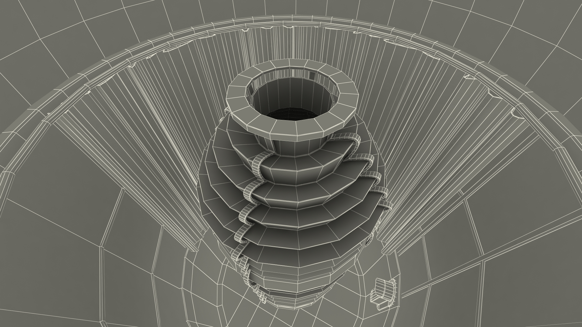 3D model Point Perpendicular Lighthouse