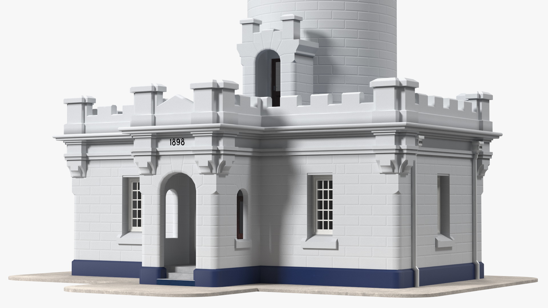 3D model Point Perpendicular Lighthouse