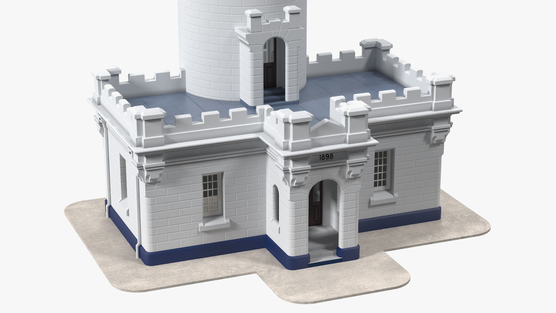 3D model Point Perpendicular Lighthouse
