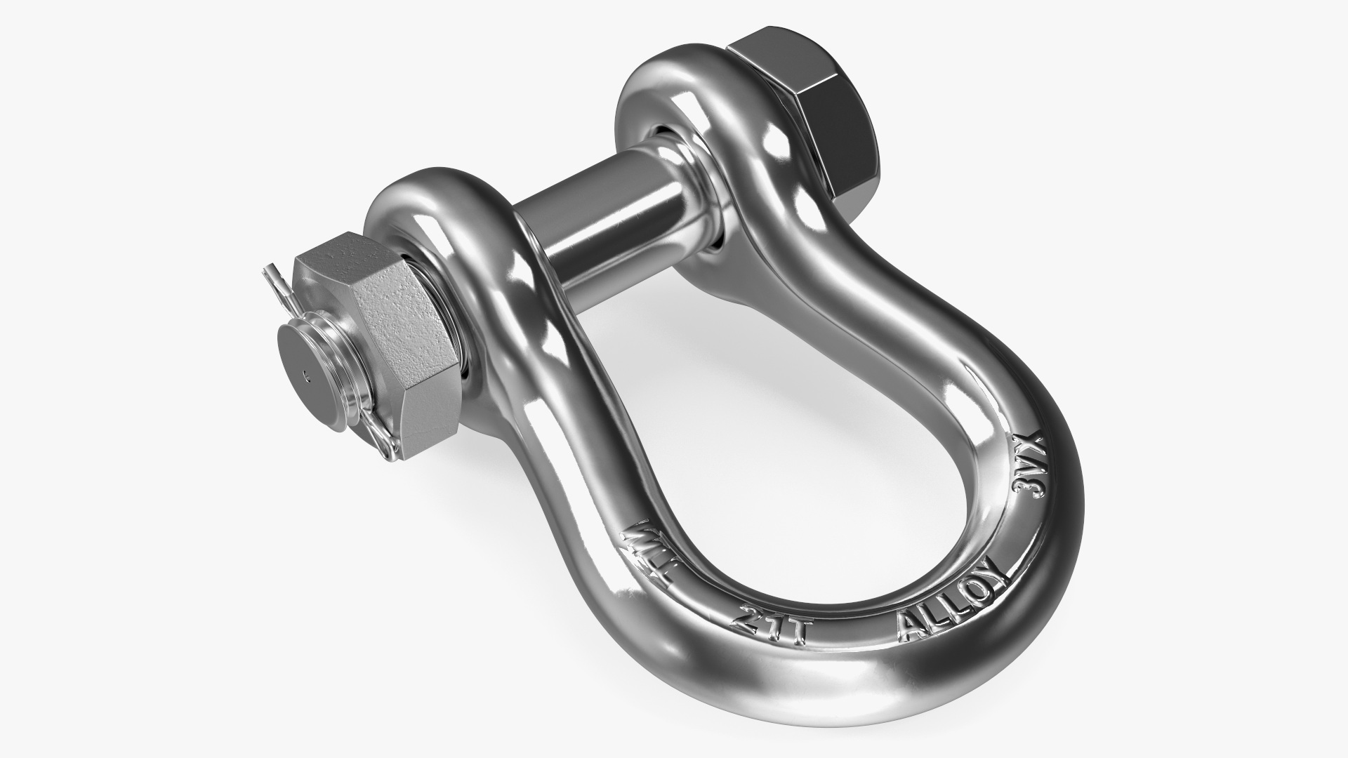 3D Chrome Anchor Shackle