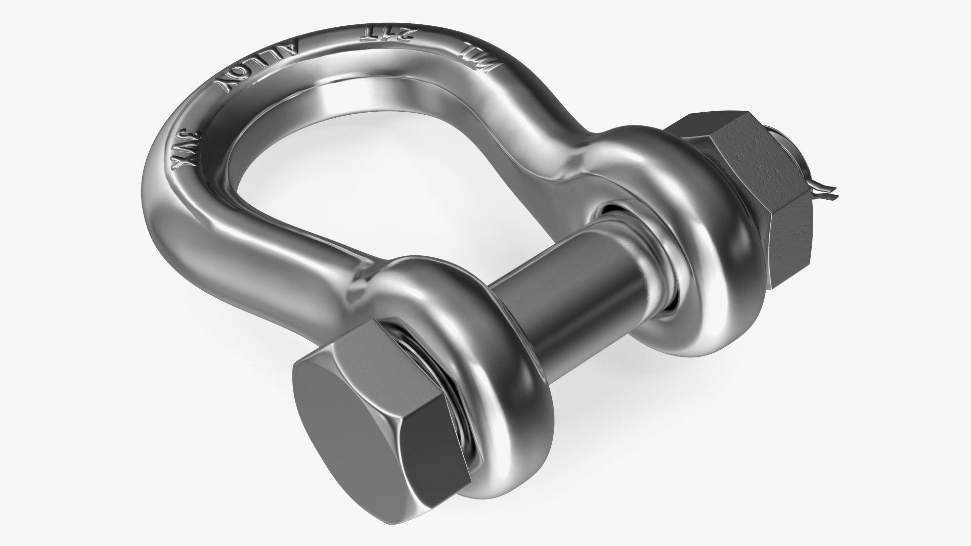 3D Chrome Anchor Shackle