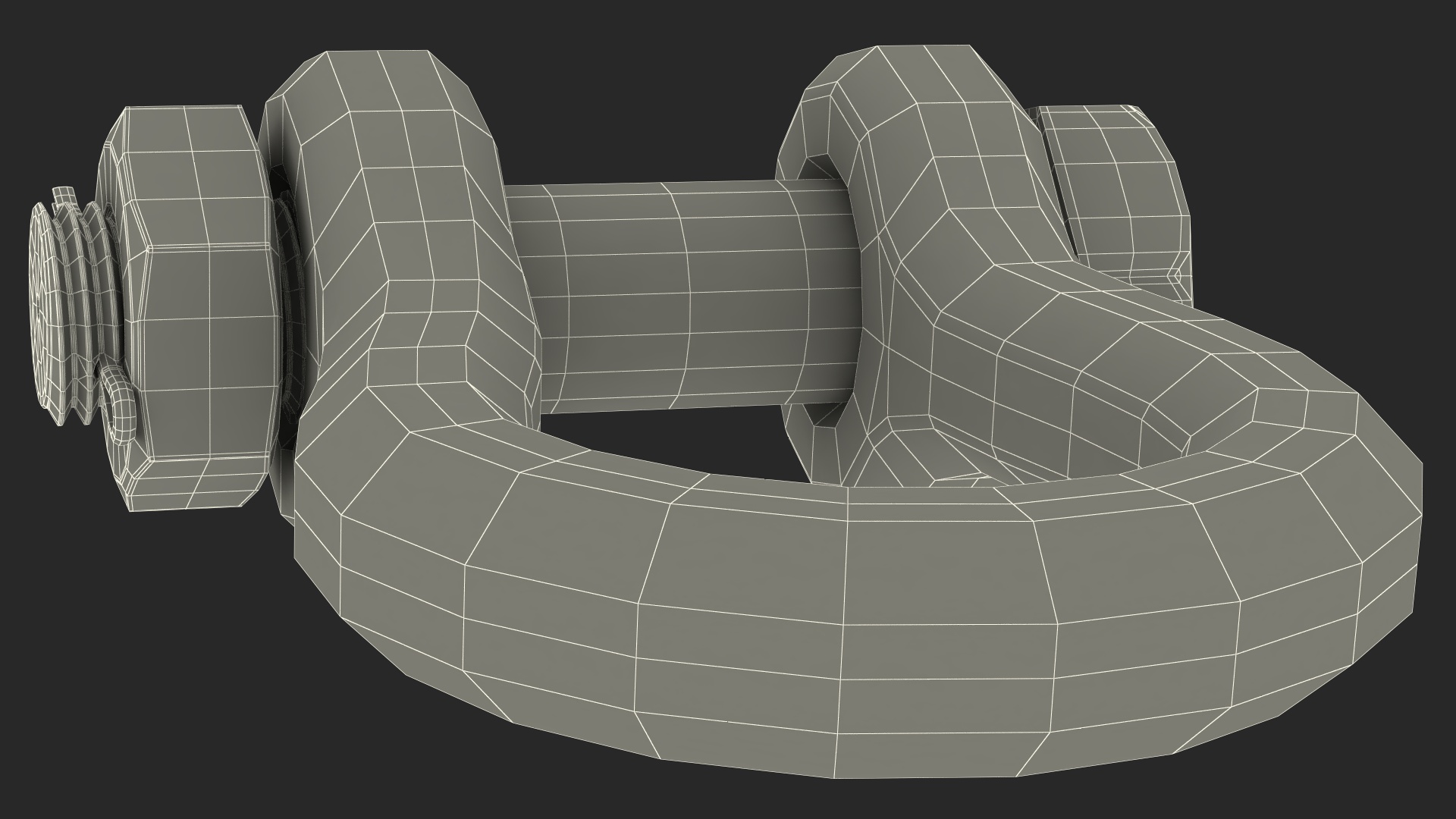 3D Chrome Anchor Shackle