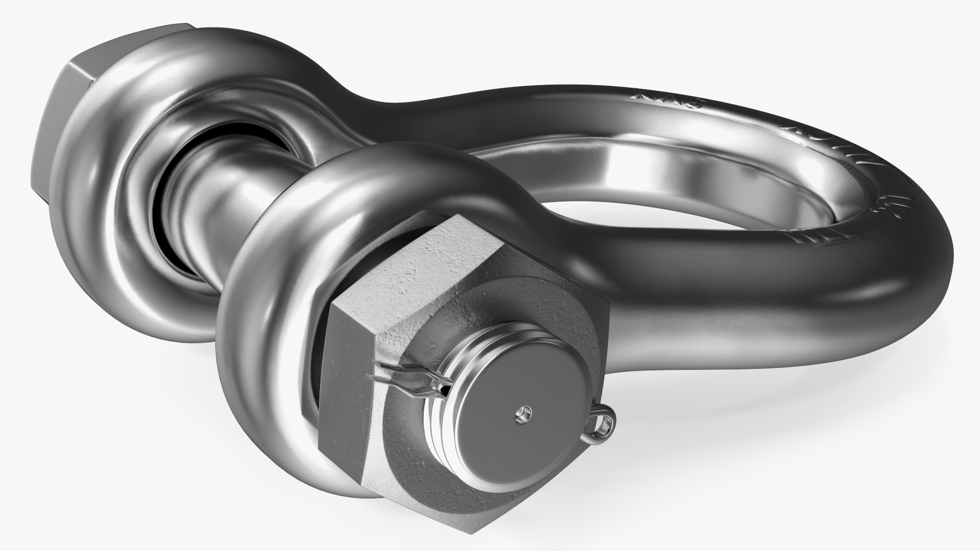 3D Chrome Anchor Shackle