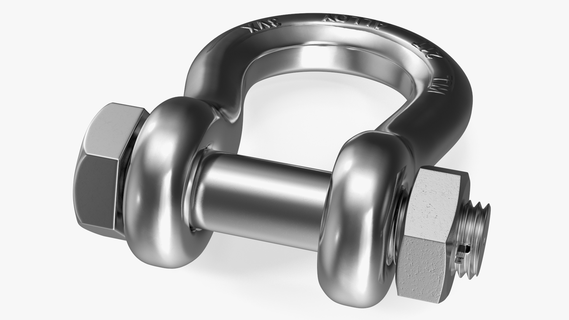3D Chrome Anchor Shackle