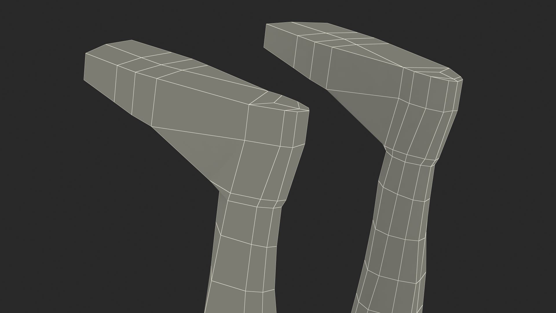 3D Postman Low Poly Rigged model