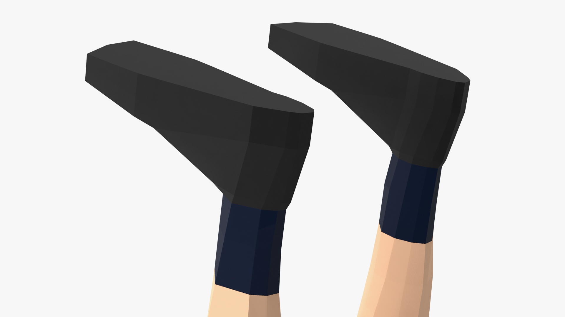 3D Postman Low Poly Rigged model