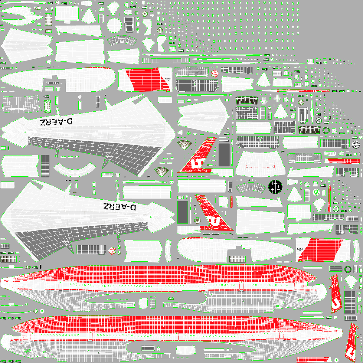 3D LTU International Airways McDonnell Douglas MD-11 Rigged