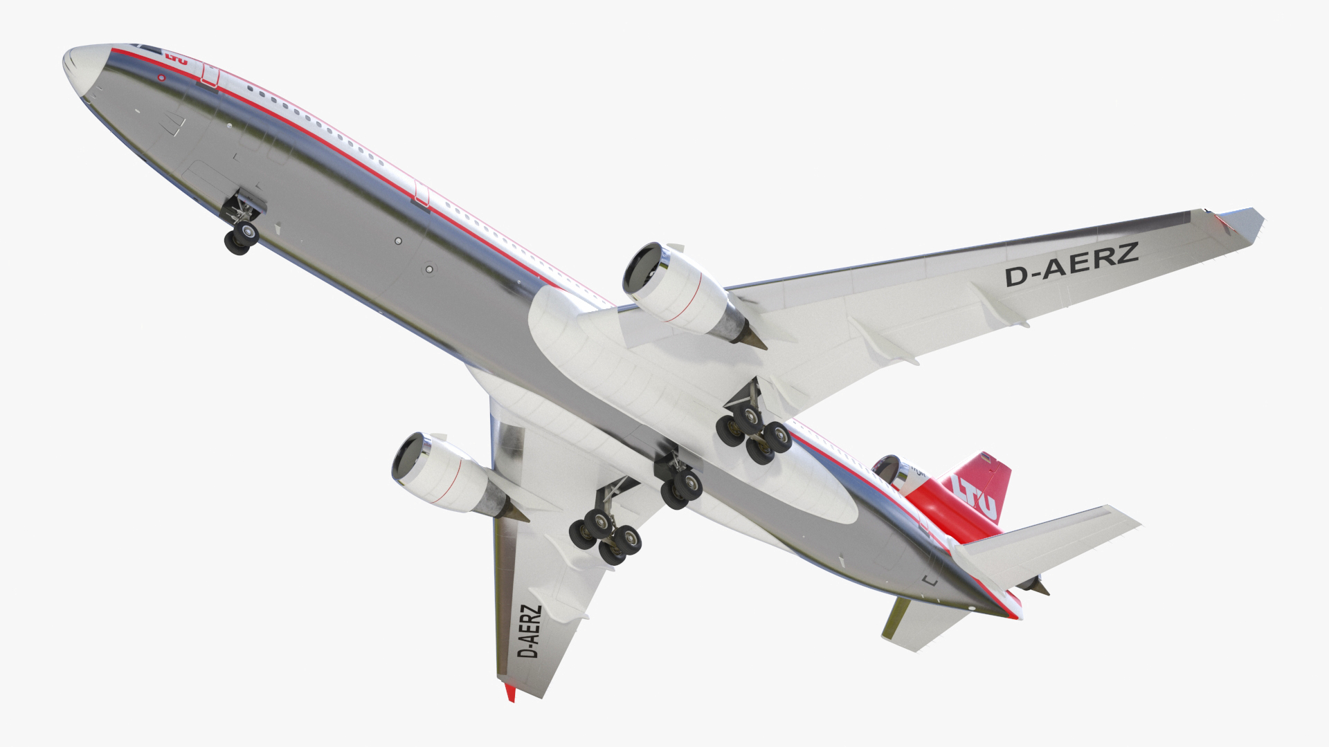3D LTU International Airways McDonnell Douglas MD-11 Rigged