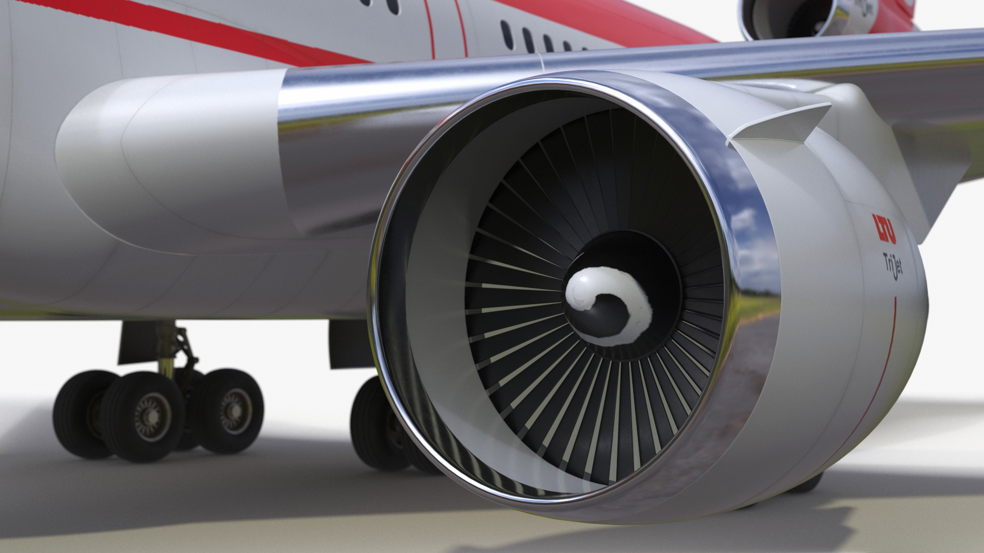 3D LTU International Airways McDonnell Douglas MD-11 Rigged