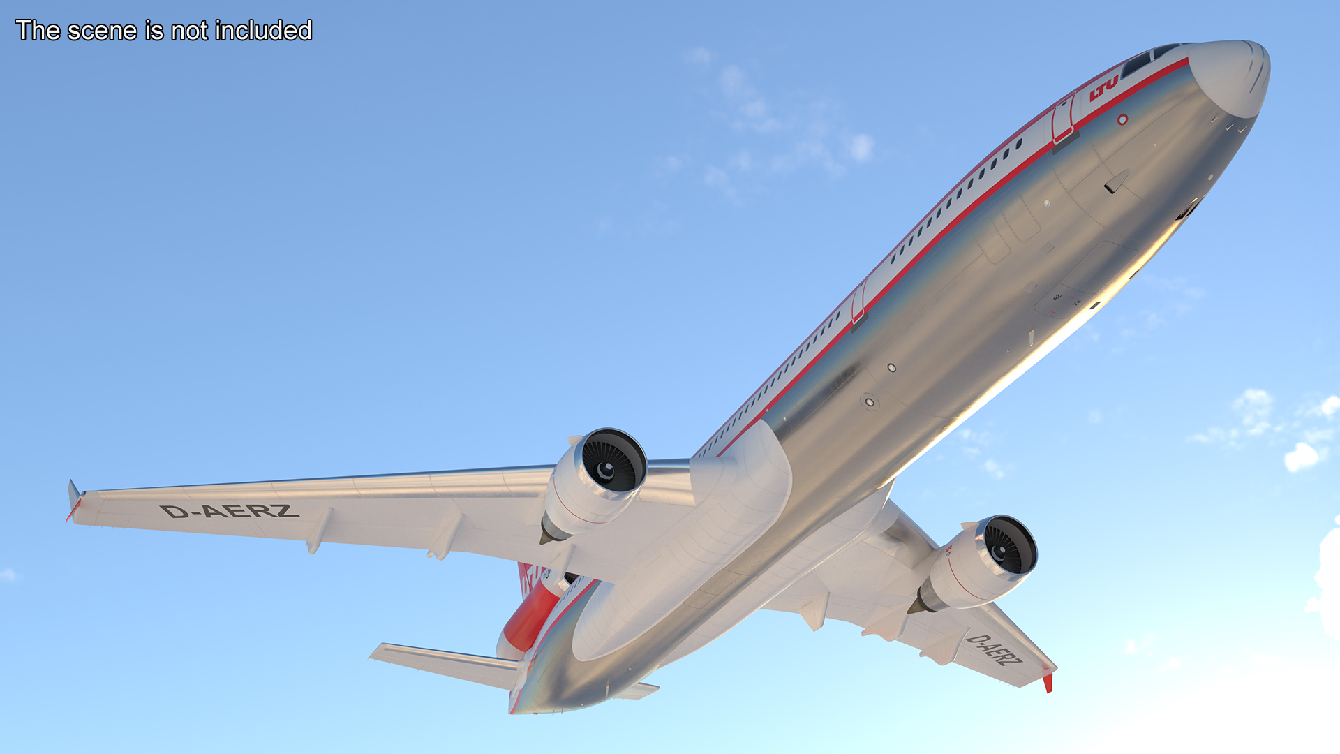 3D LTU International Airways McDonnell Douglas MD-11 Rigged