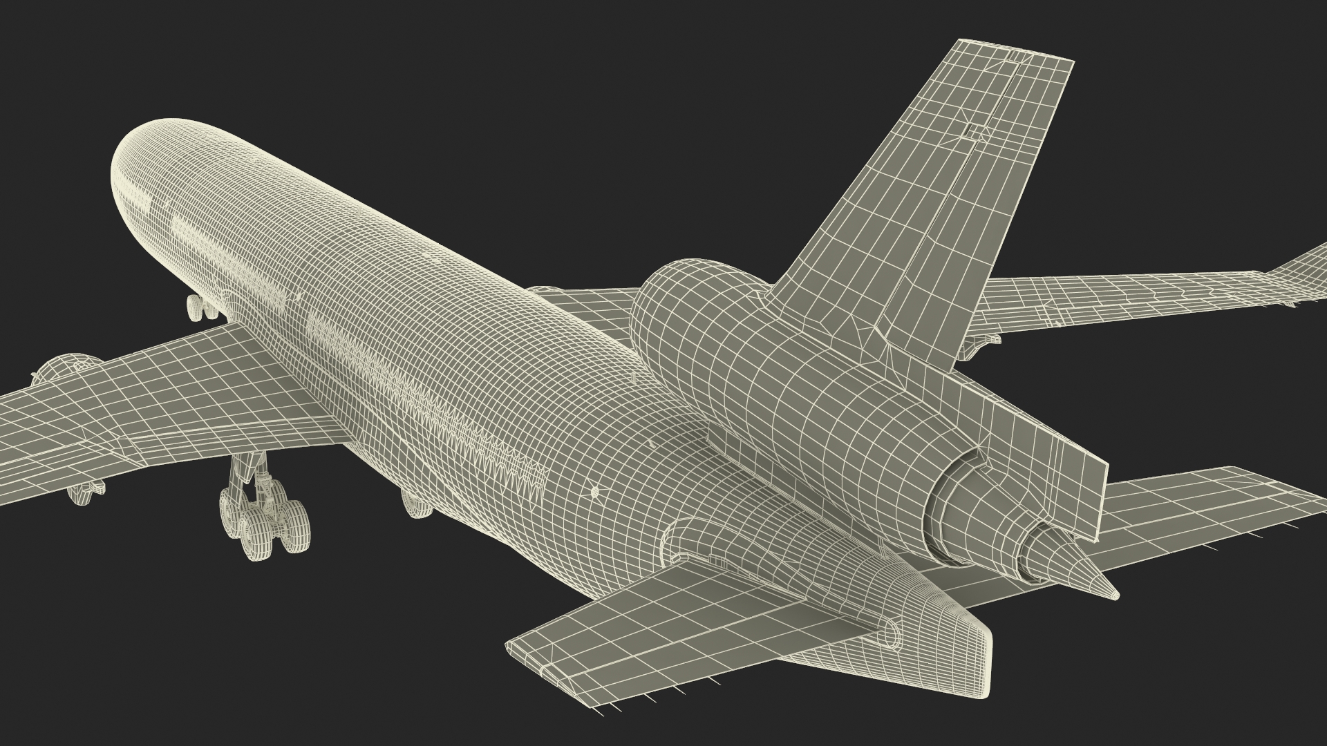 3D LTU International Airways McDonnell Douglas MD-11 Rigged