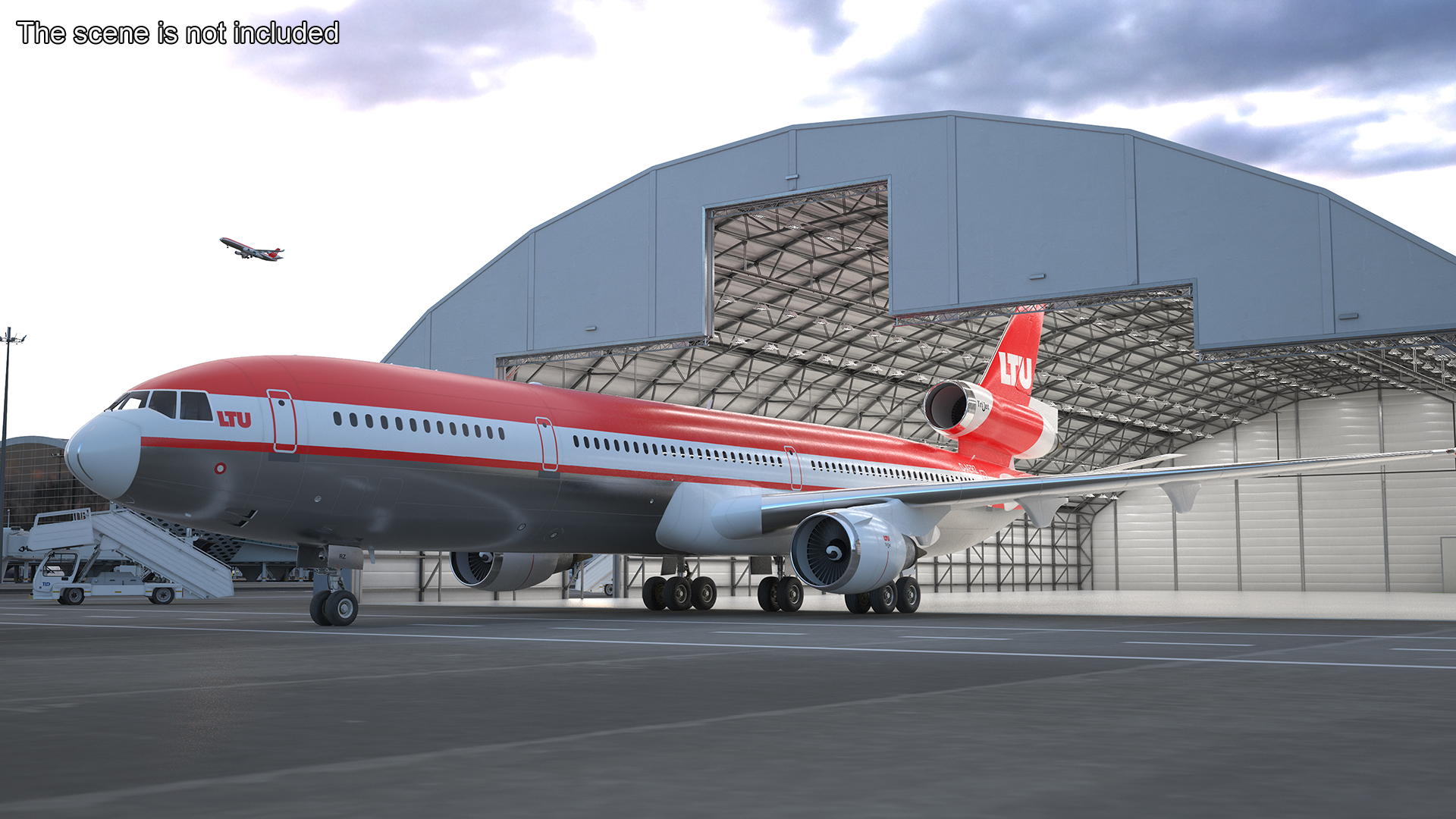 3D LTU International Airways McDonnell Douglas MD-11 Rigged