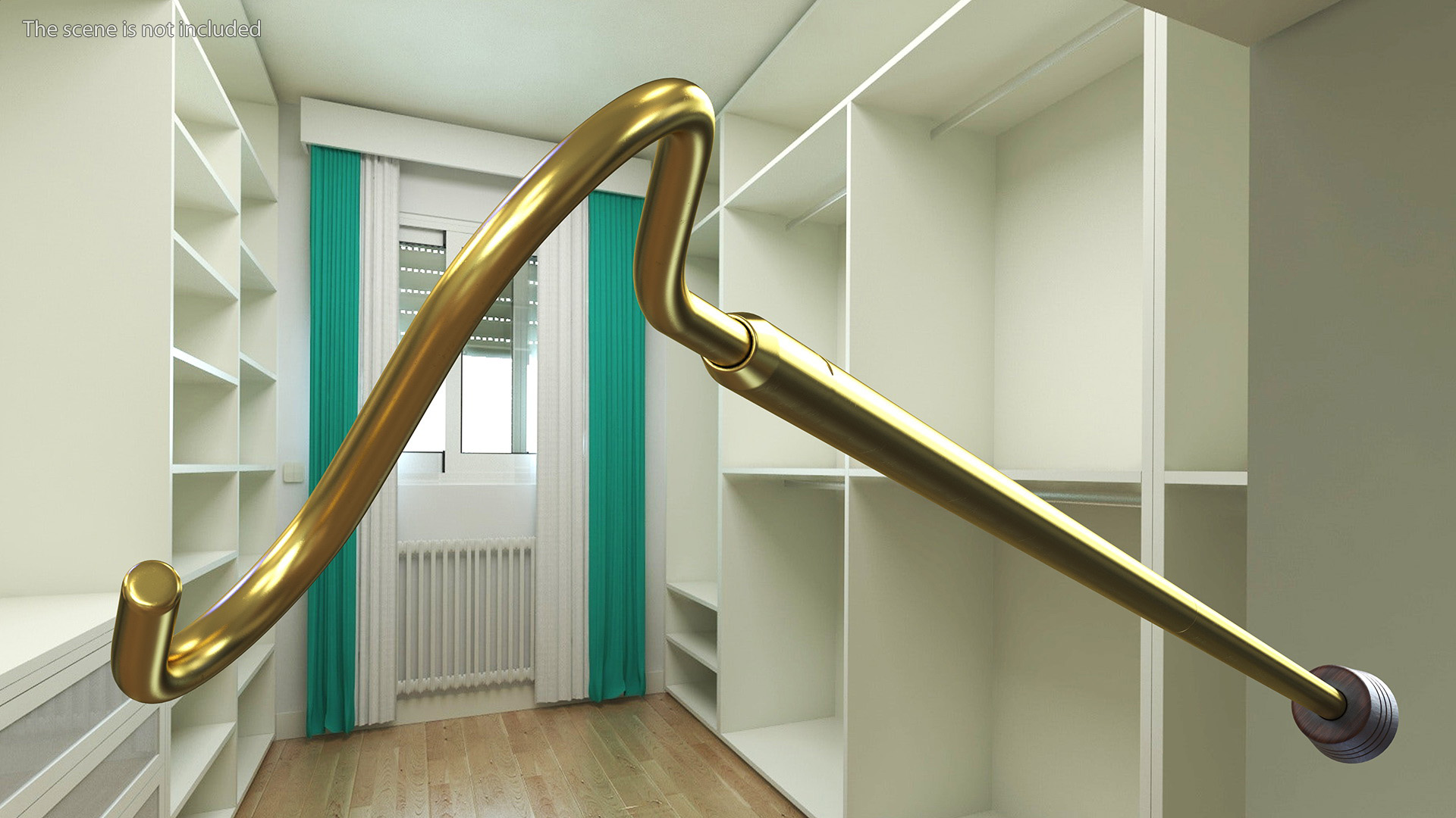 Reach Pole Golden 3D
