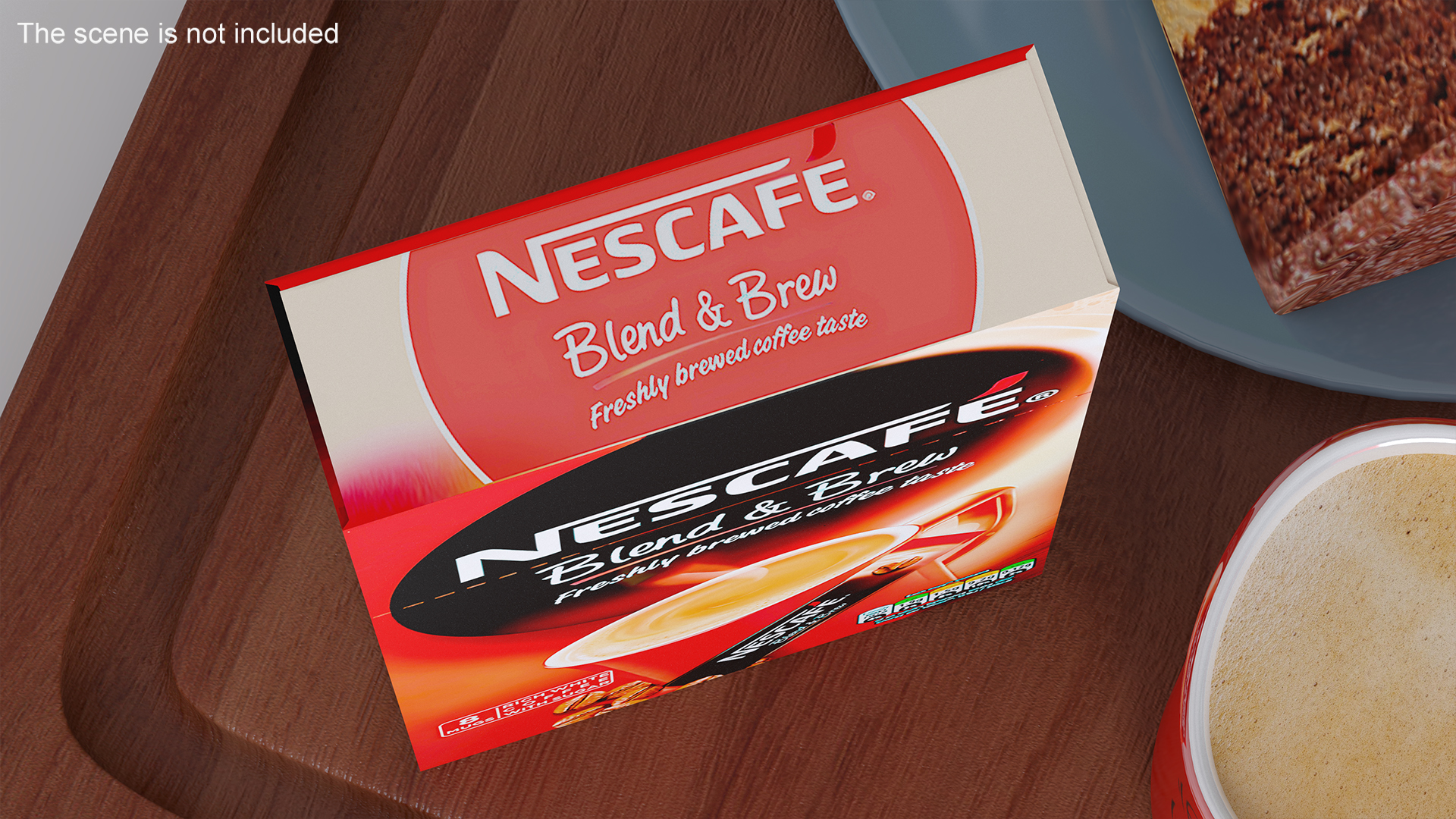 3D Nescafe Blend and Brew Box