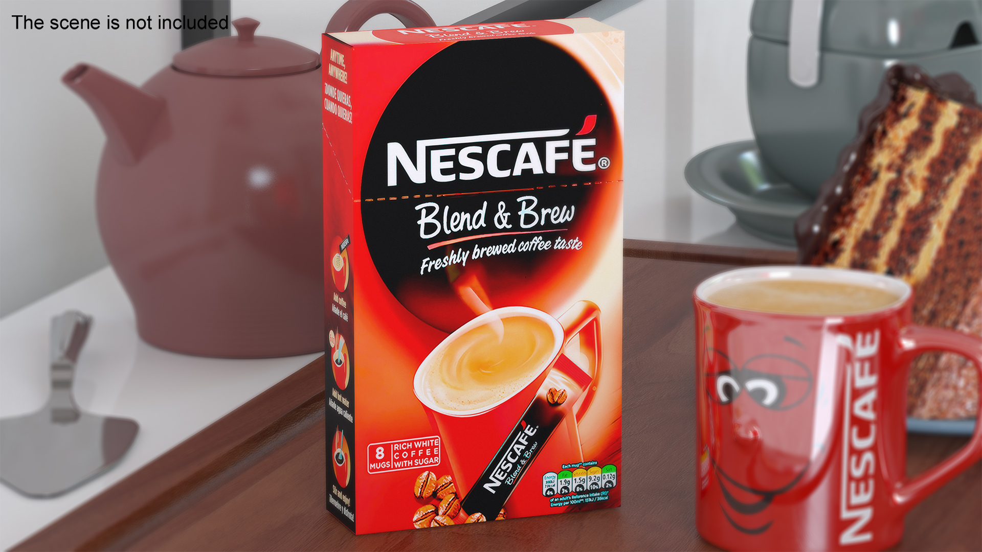 3D Nescafe Blend and Brew Box
