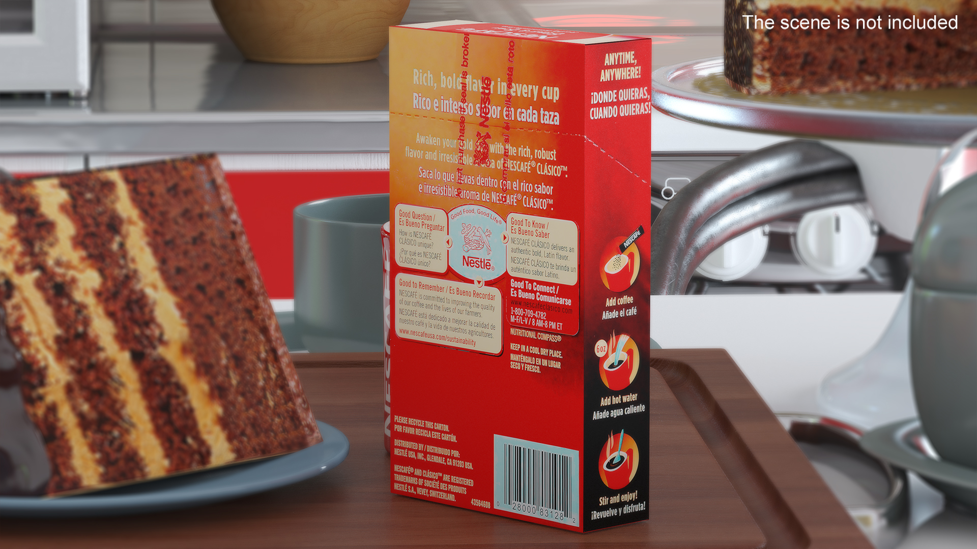 3D Nescafe Blend and Brew Box