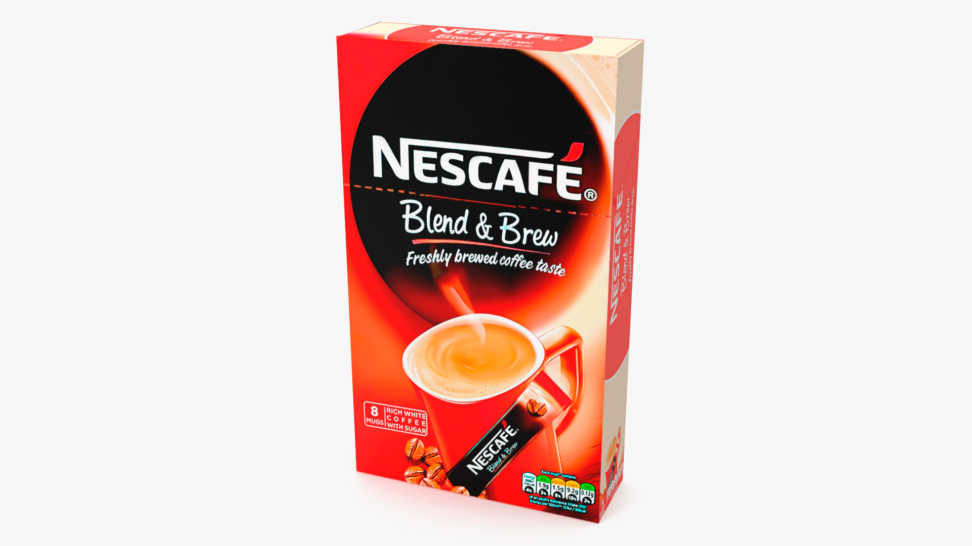 3D Nescafe Blend and Brew Box