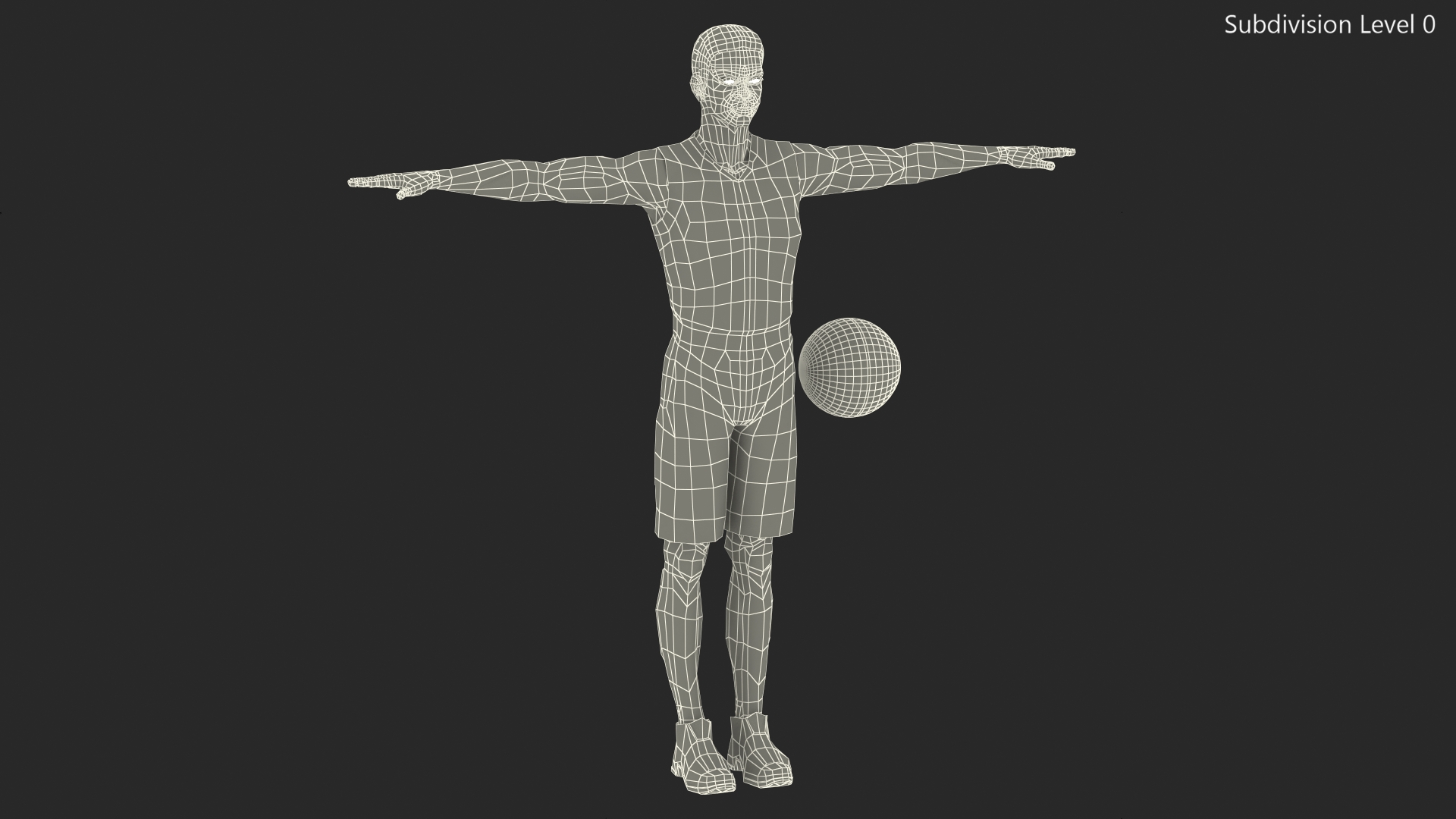 3D Dark Skin Teenager Basketball Player Rigged model