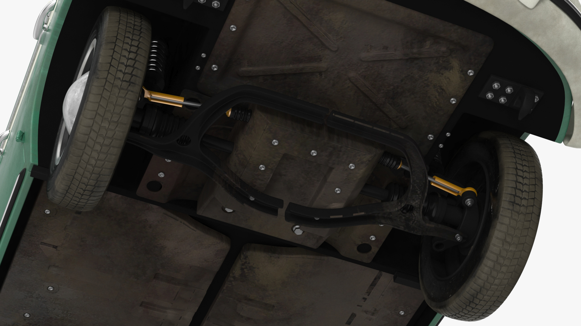 Volkswagen Type 2 Bus Simple Interior 3D