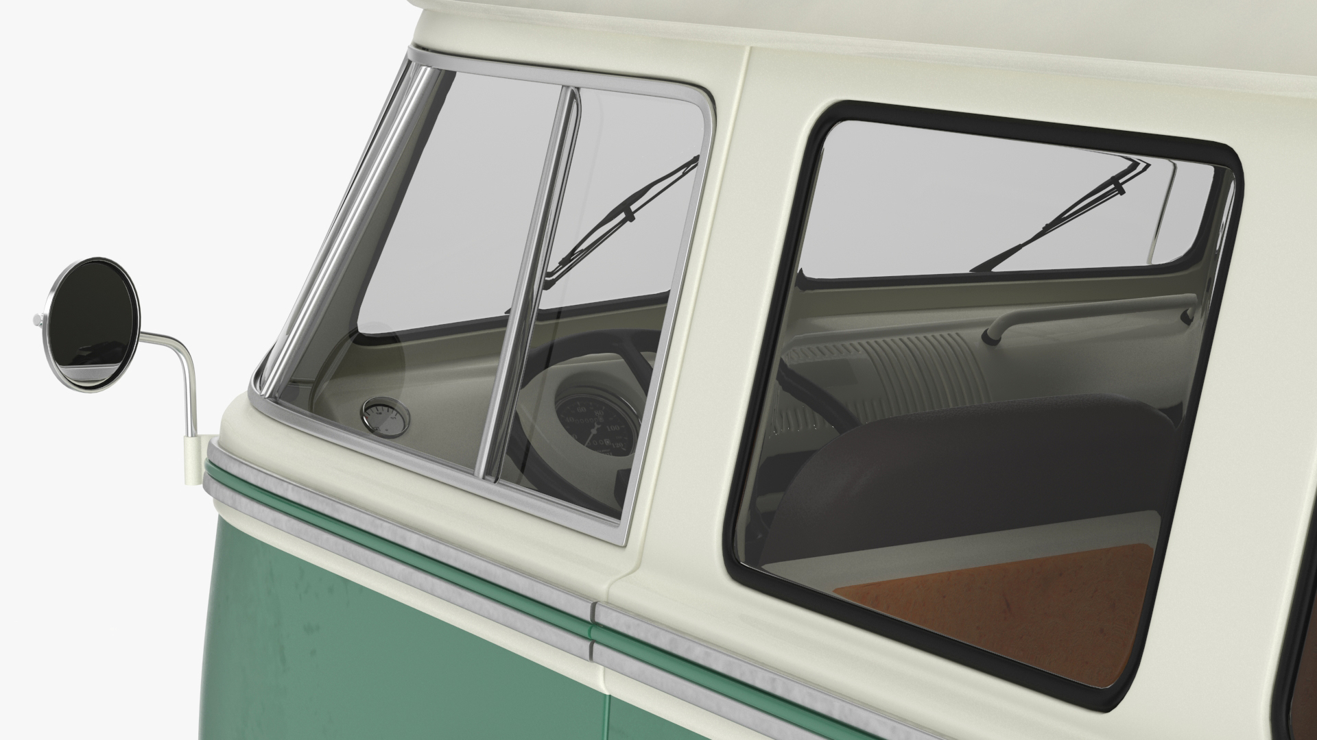 Volkswagen Type 2 Bus Simple Interior 3D