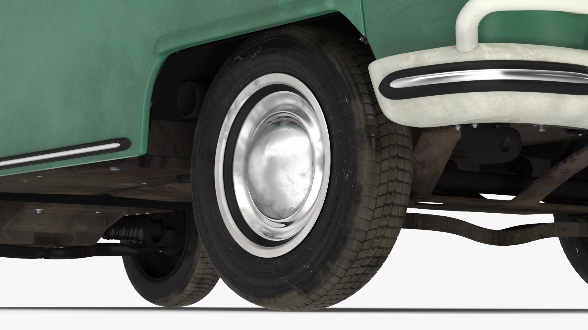 Volkswagen Type 2 Bus Simple Interior 3D
