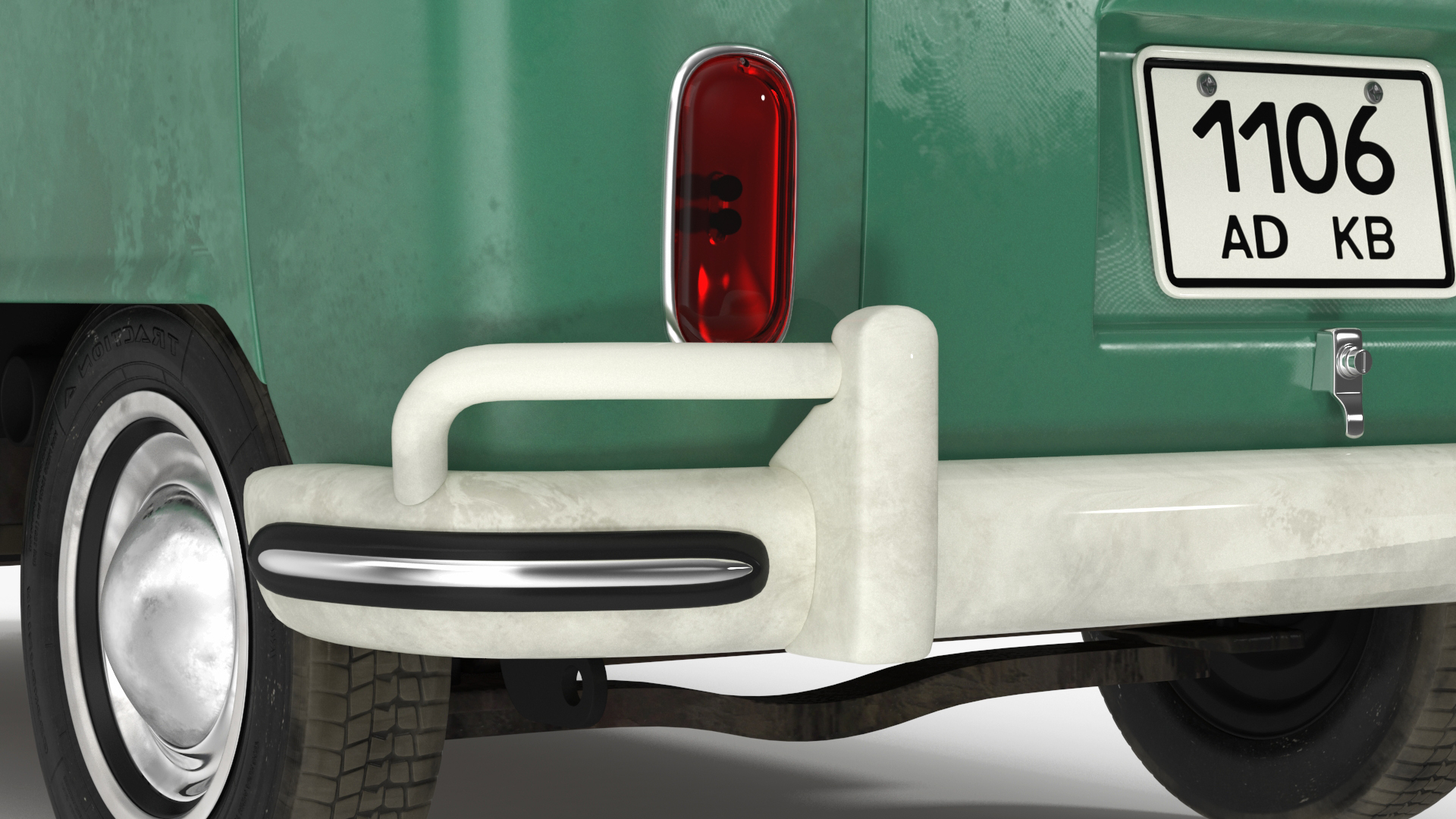 Volkswagen Type 2 Bus Simple Interior 3D