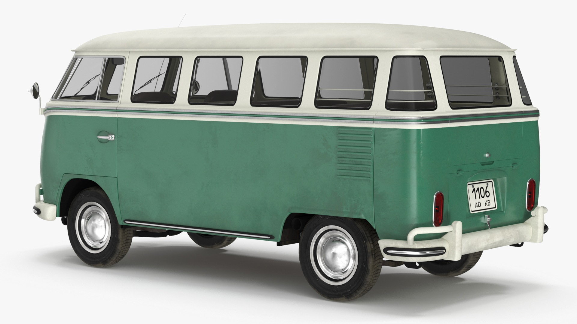 Volkswagen Type 2 Bus Simple Interior 3D