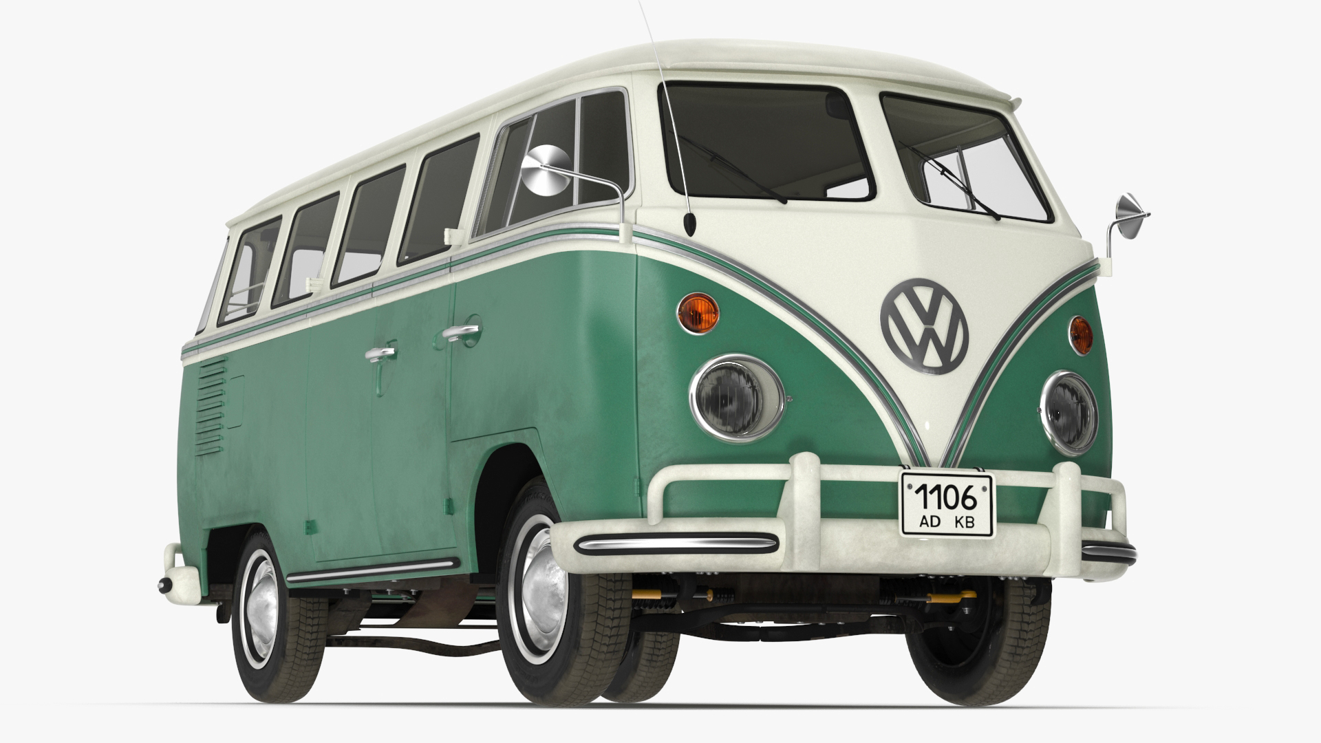 Volkswagen Type 2 Bus Simple Interior 3D