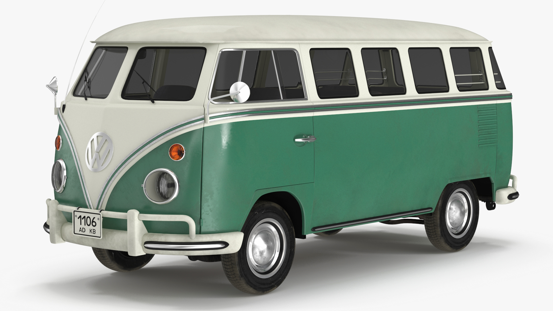 Volkswagen Type 2 Bus Simple Interior 3D