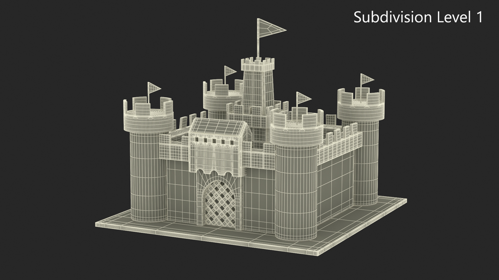 3D Cardboard Castle