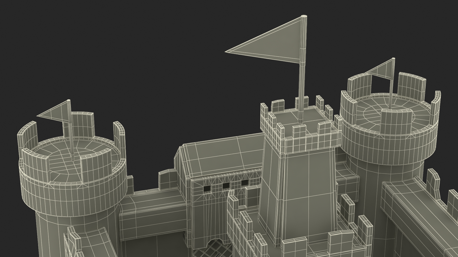 3D Cardboard Castle