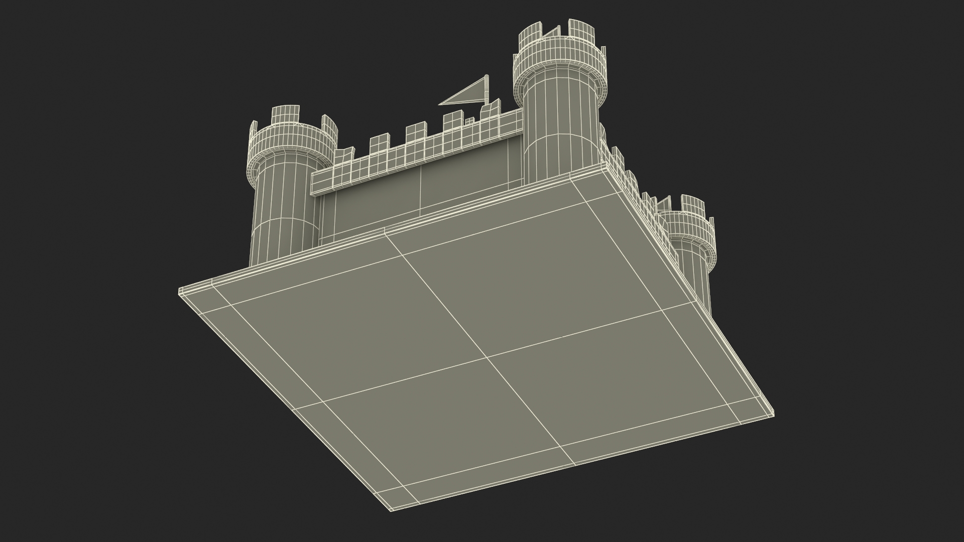 3D Cardboard Castle