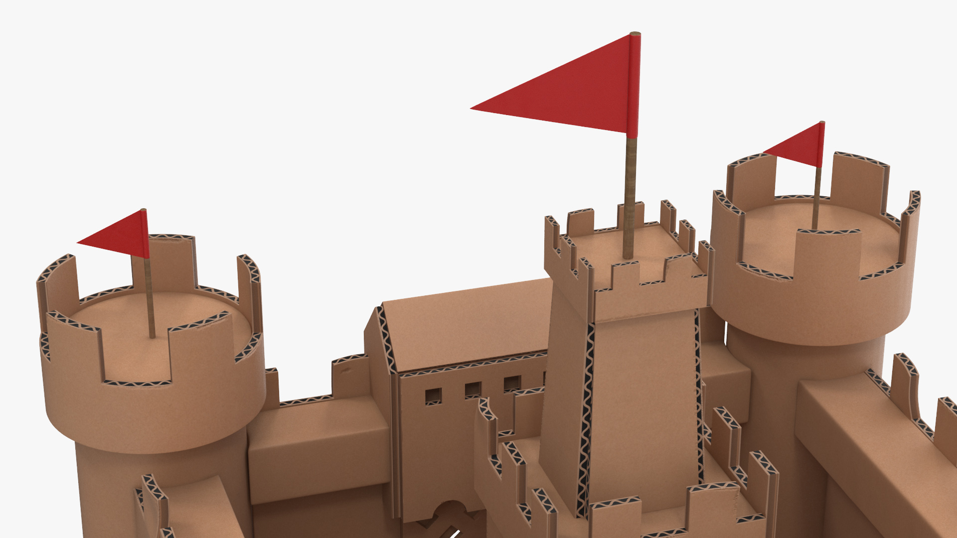 3D Cardboard Castle