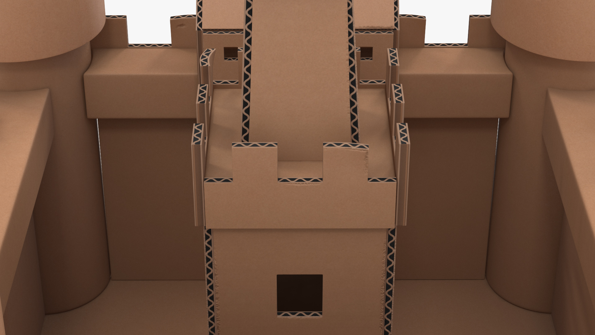 3D Cardboard Castle