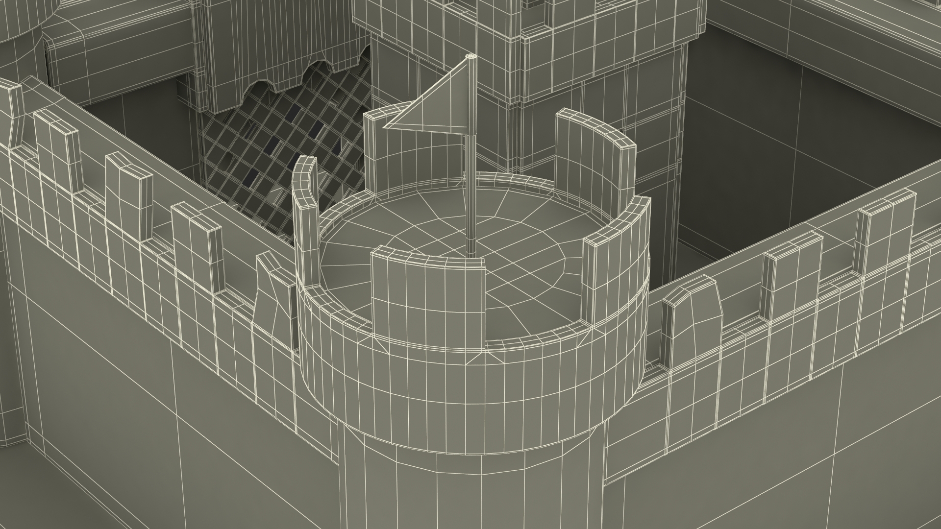 3D Cardboard Castle