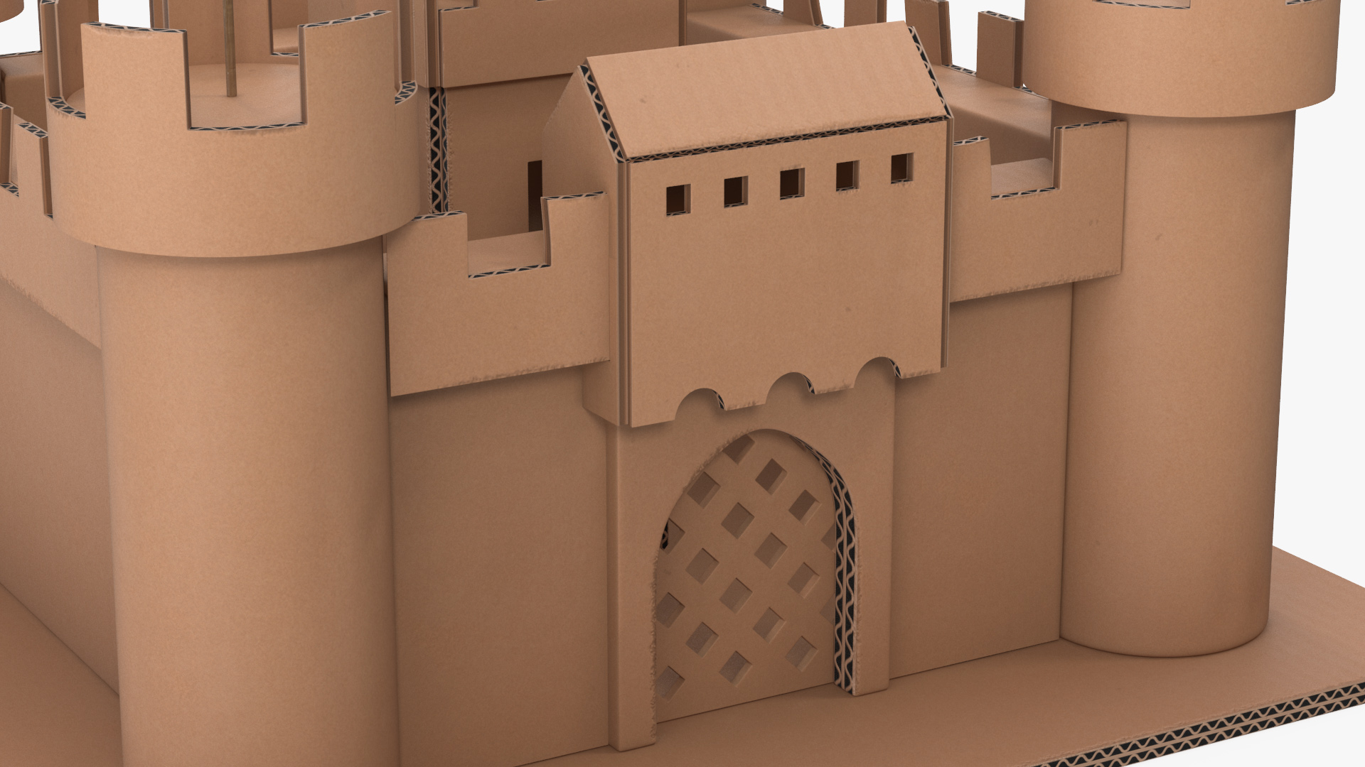 3D Cardboard Castle