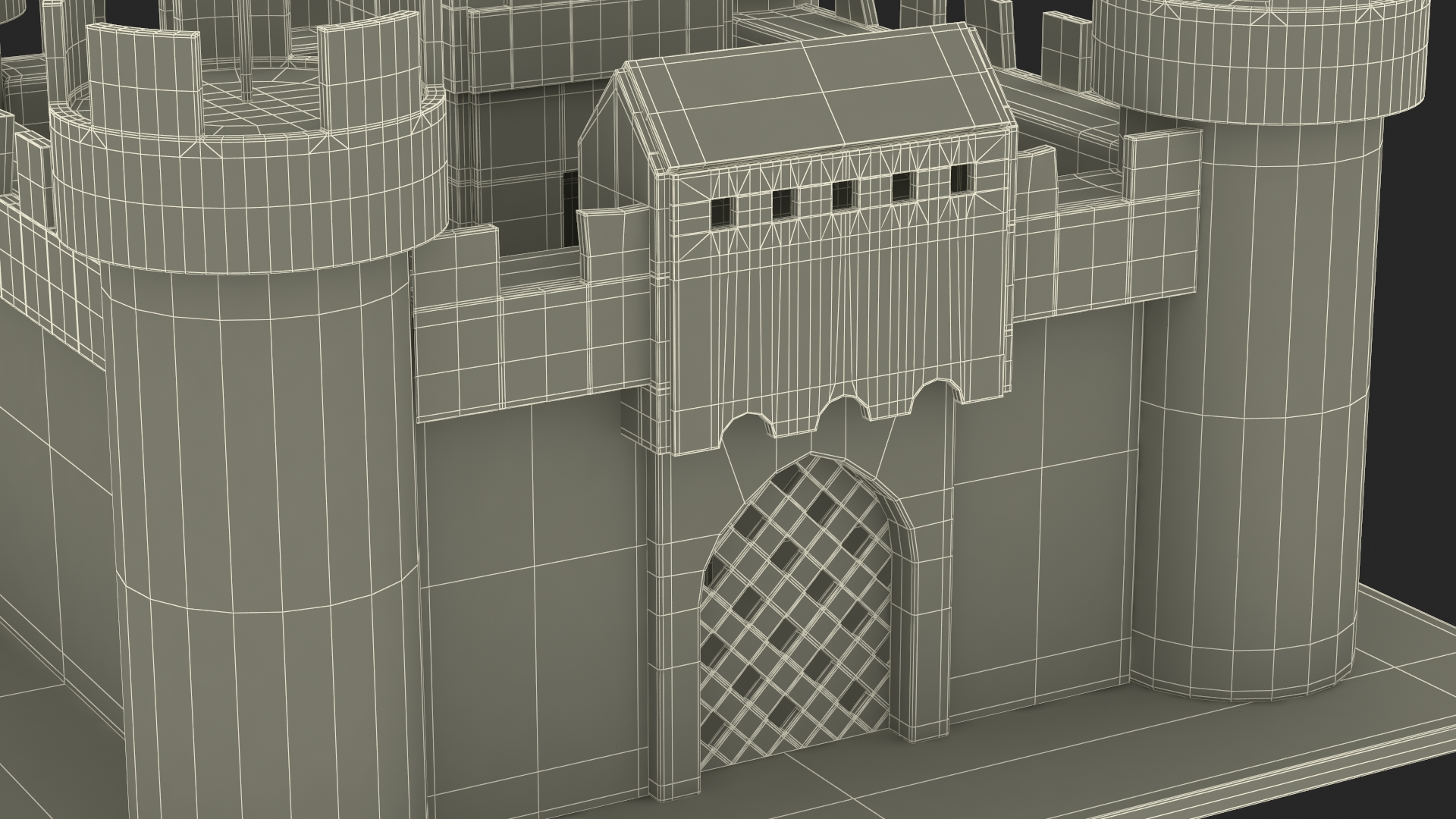 3D Cardboard Castle