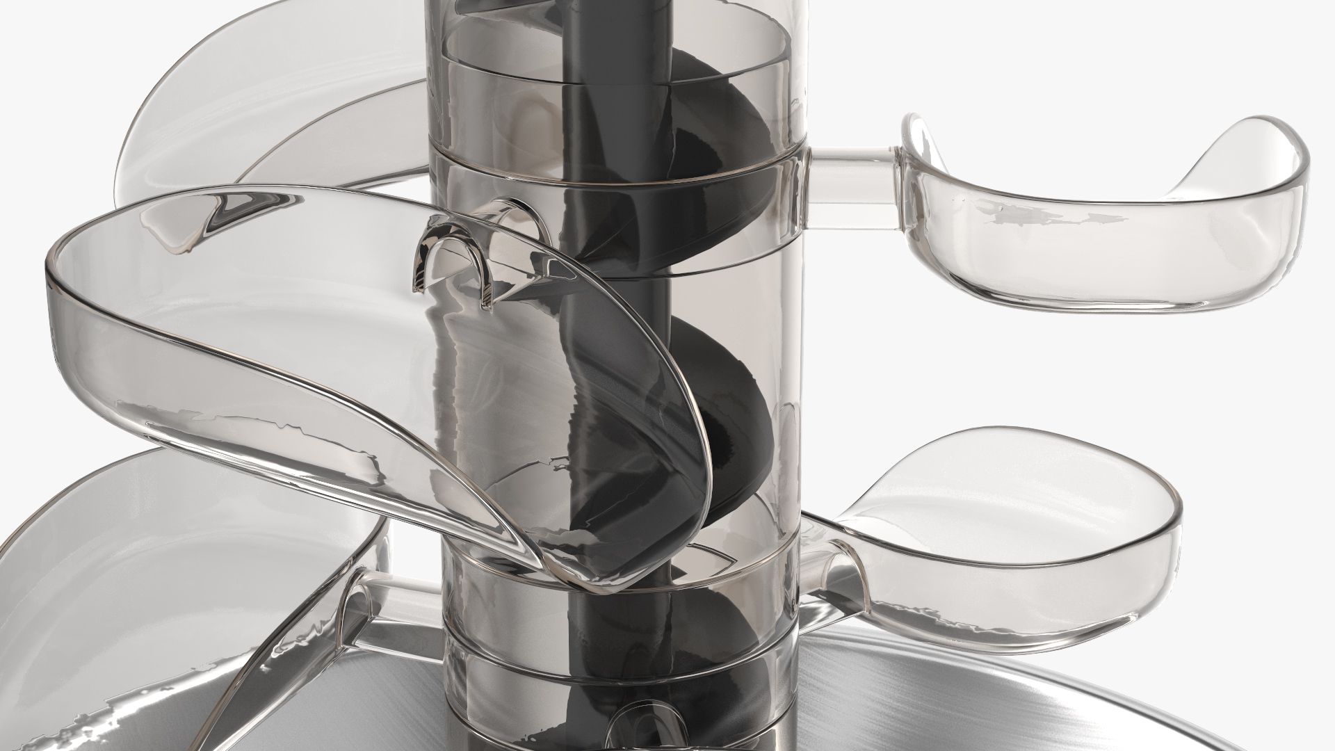 3D Nostalgia CFF1000 Cascading Chocolate Fondue Fountain model