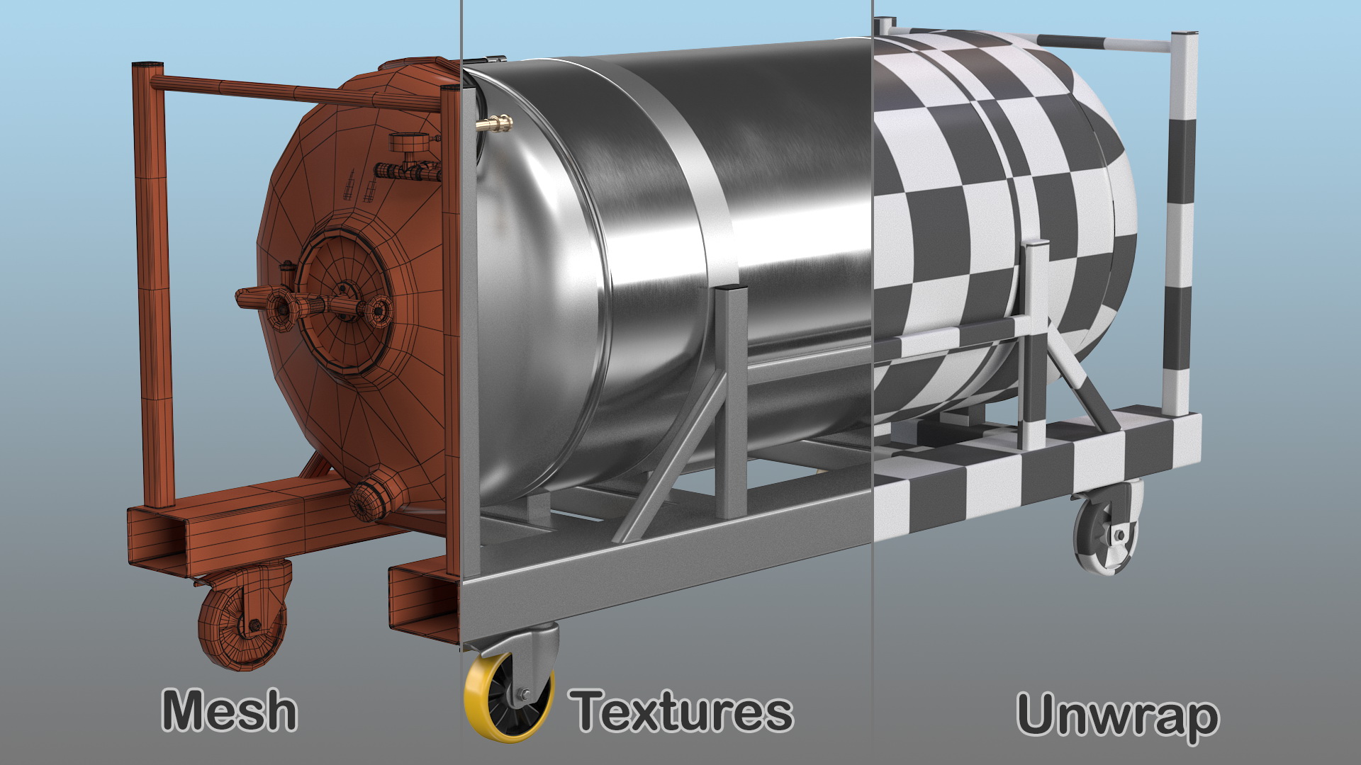 Beer Storage Tank 3D