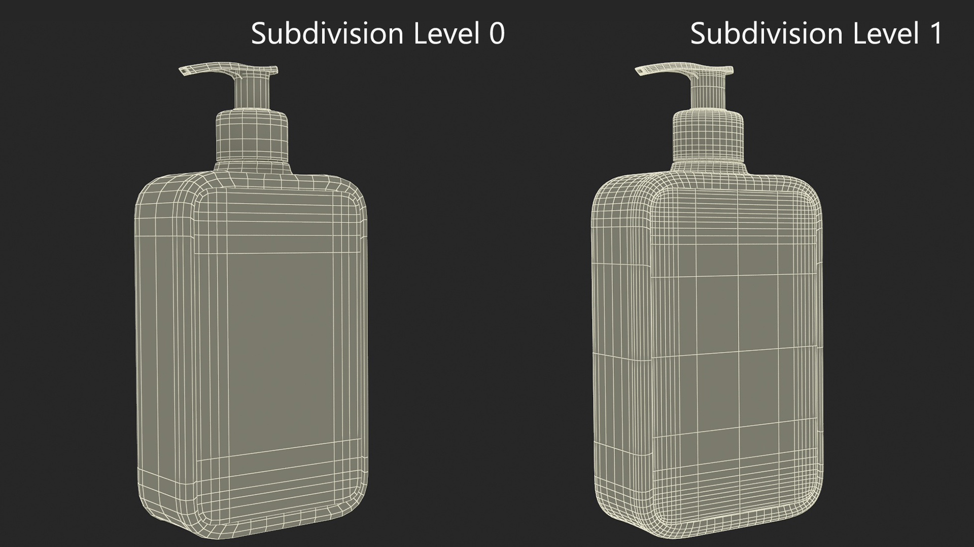 Cleanser Dispenser Bottle 473 ml 3D