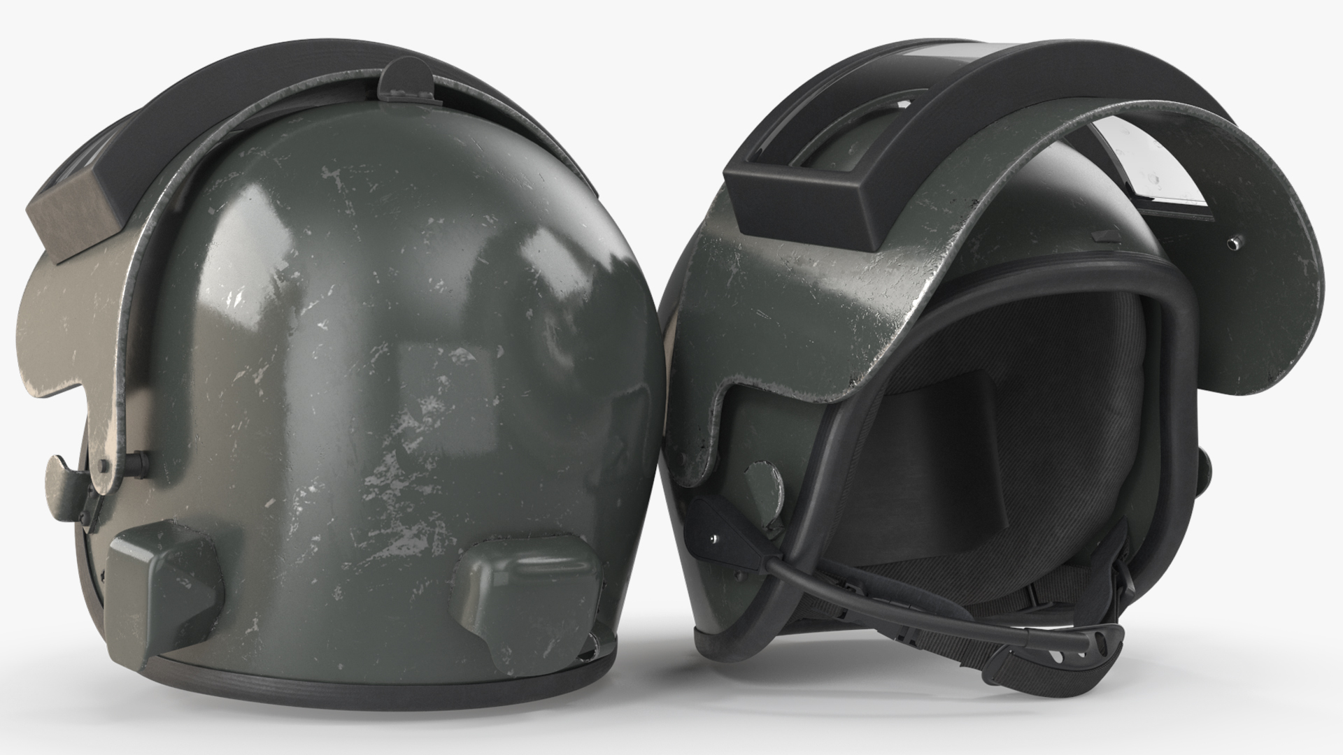 Damaged Russian Tactical Ballistic Helmet, view 7