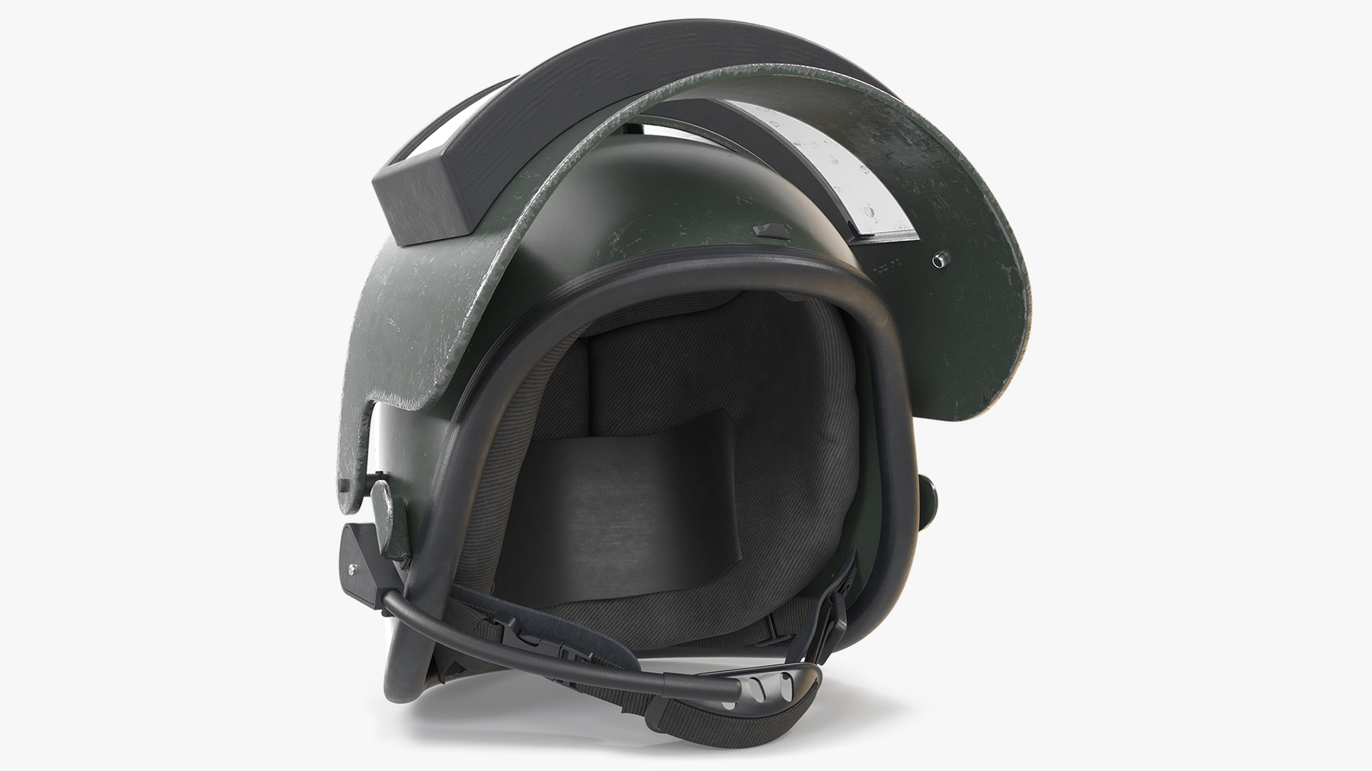 Damaged Russian Tactical Ballistic Helmet, view 4