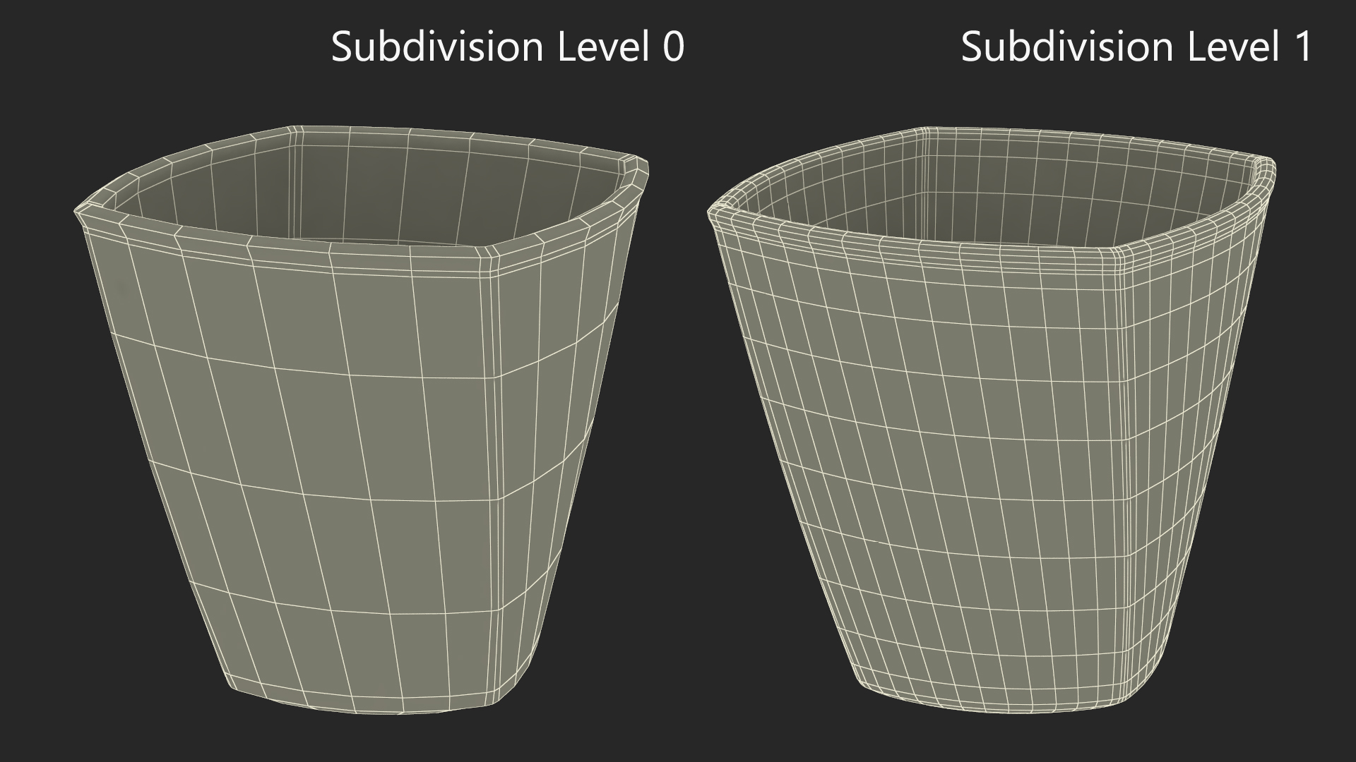 Square Twisted Rocks Glass With Whiskey 3D model