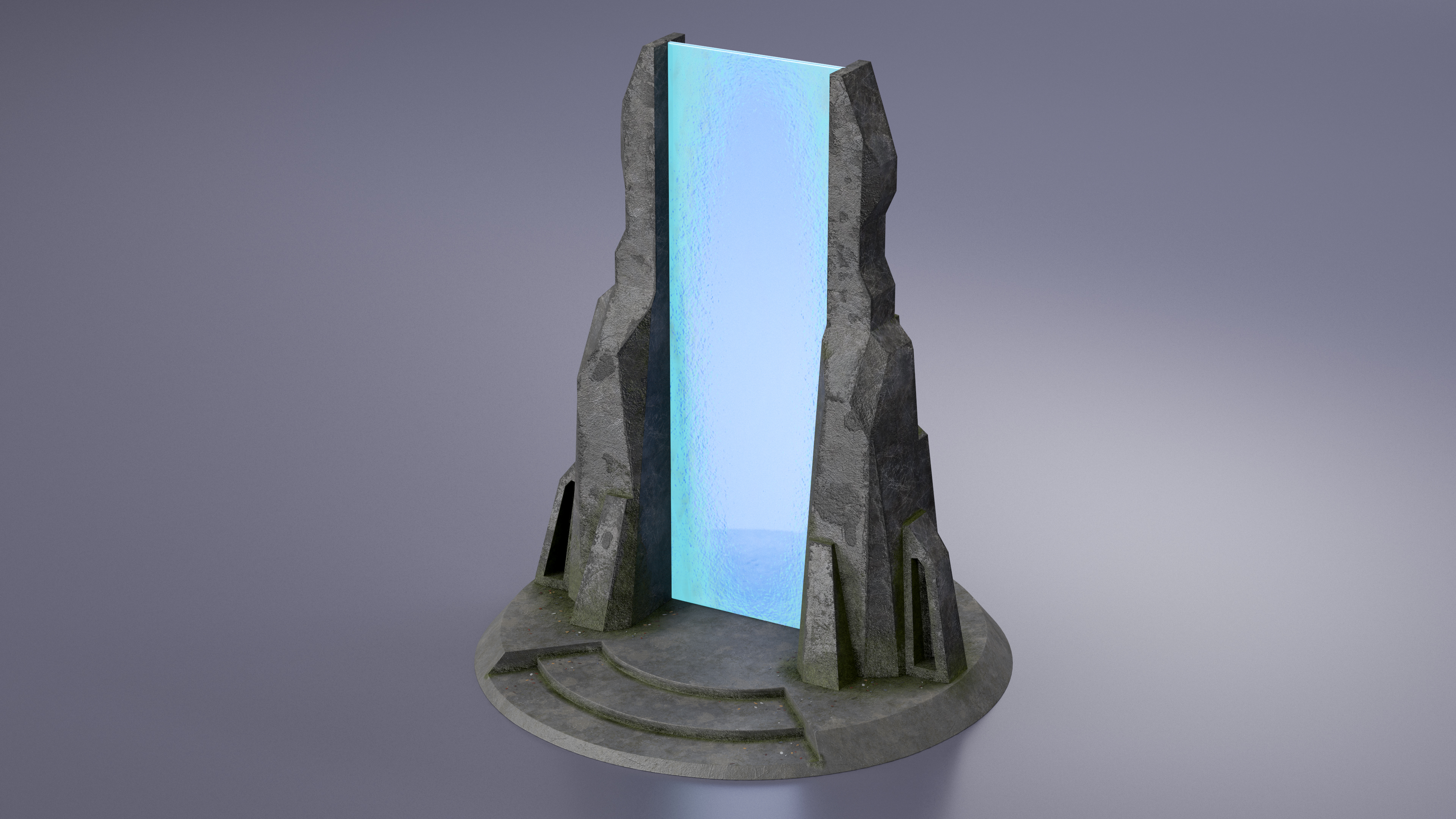 Fantasy Portal Gate 3D model