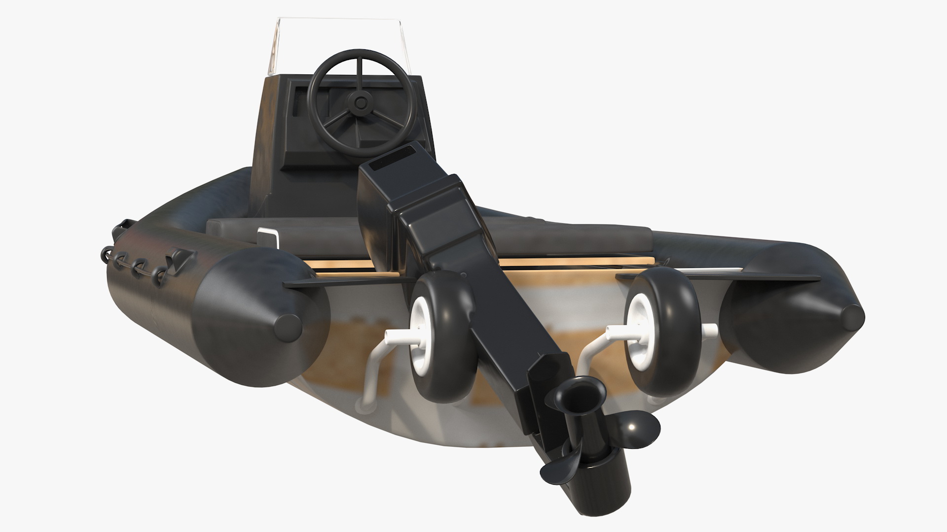3D Supply Boat JIB Crane