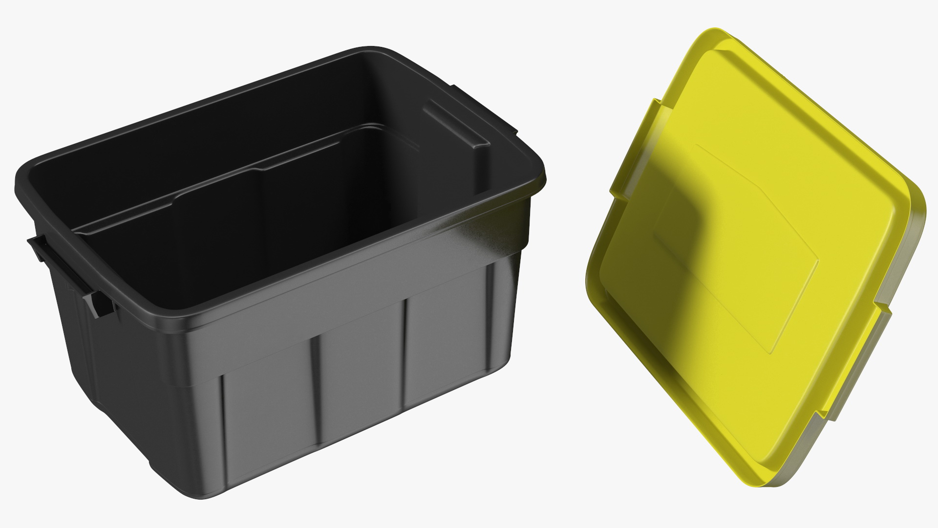 3D Stackable Storage Tote with Lid 14 Gallon