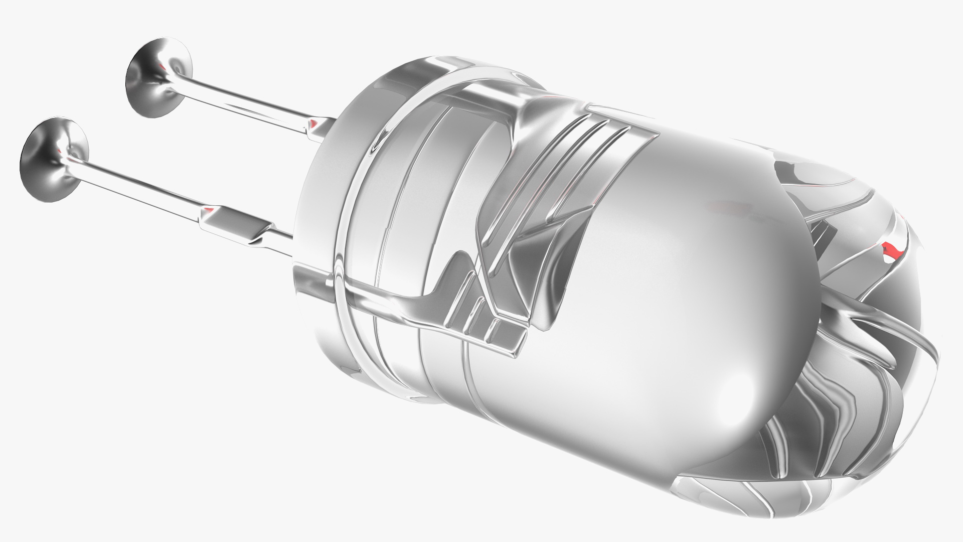 Round Light Emitting Diode Soldered Set 3D model